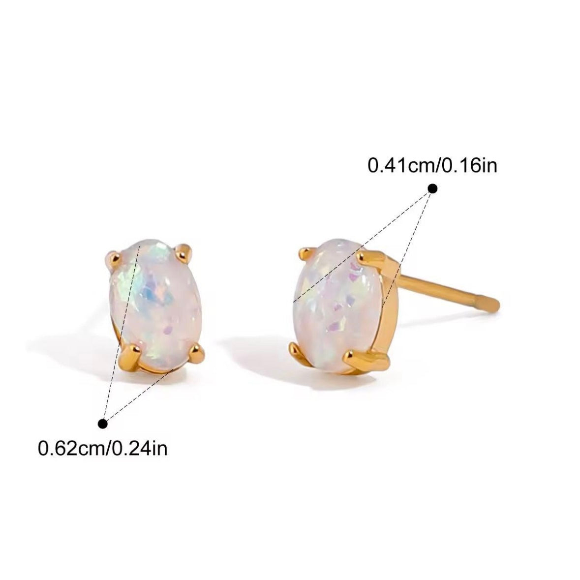 Stacking Studs - Milky