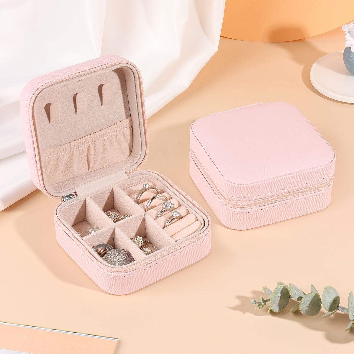Jewellery Storage Box - Baby Pink