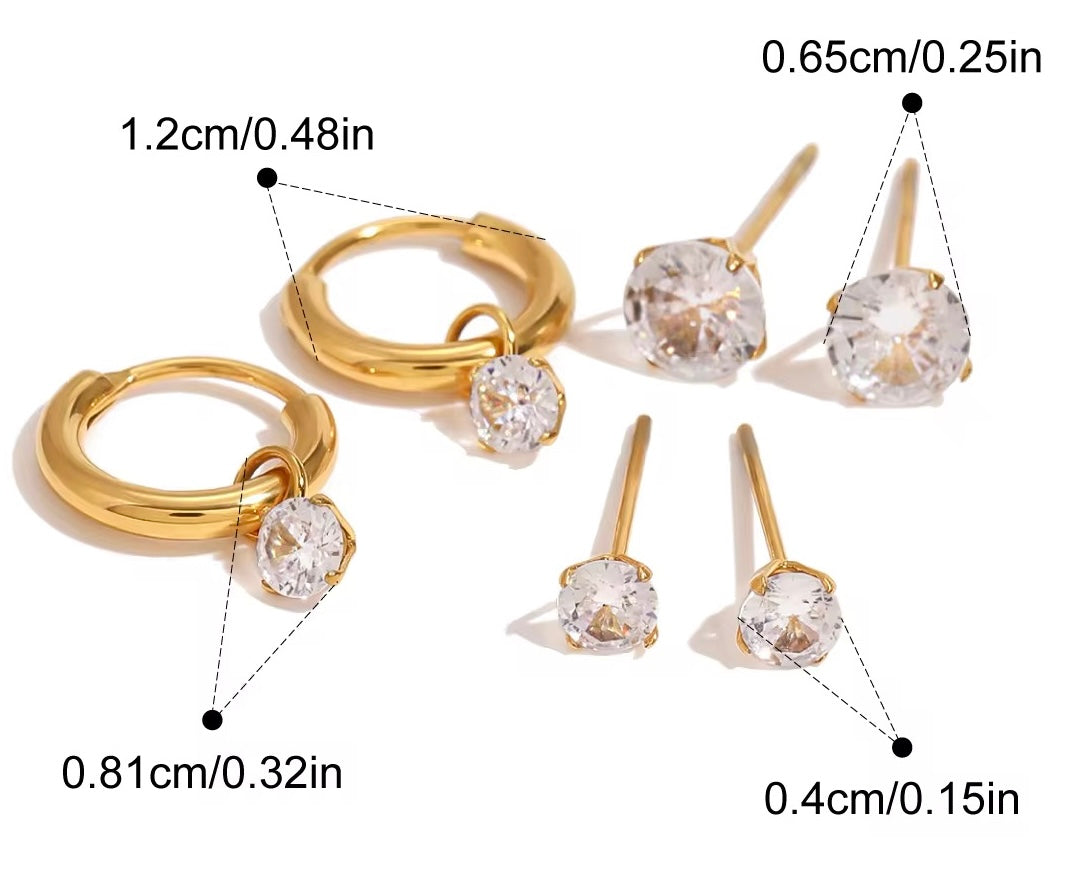 Bling Baby Stack (3 Pairs)