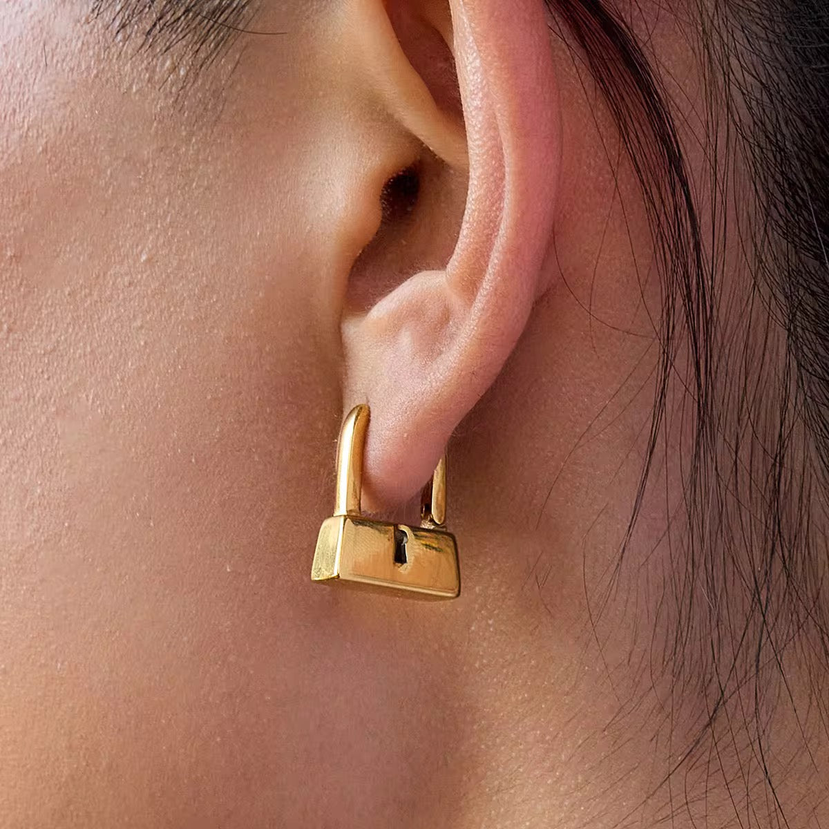 Lock It Earrings