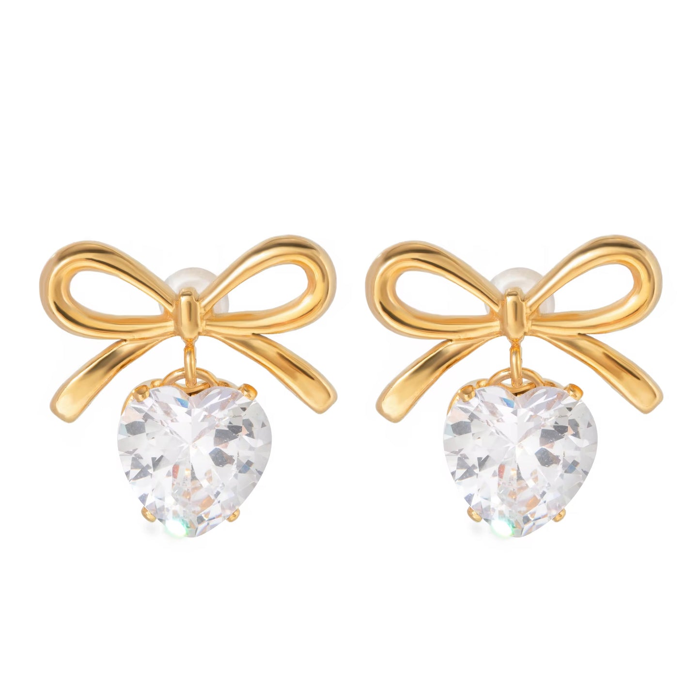 Bow-tiful Bling Earrings