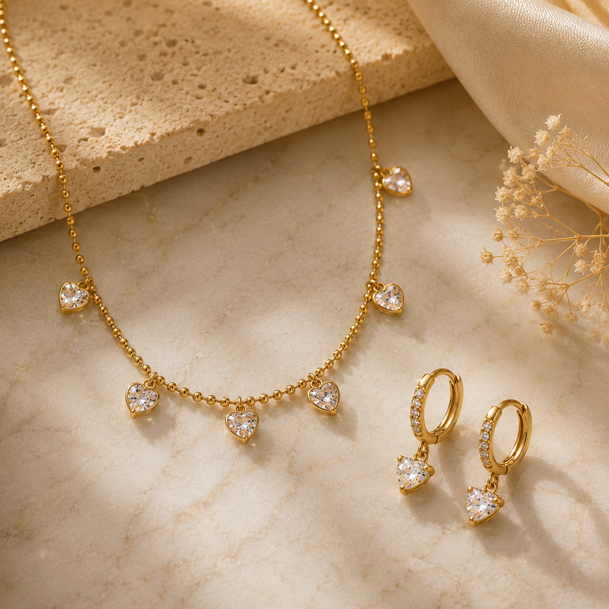 Lovergirl Set (Earrings + Necklace)