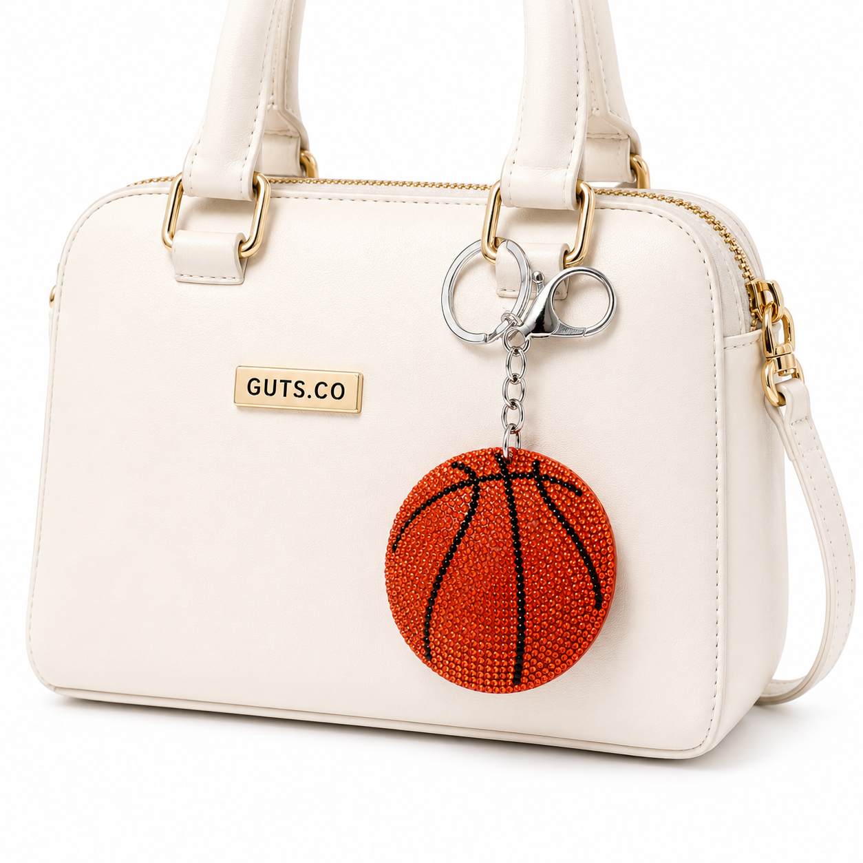 Basketball Bling Bag Charm
