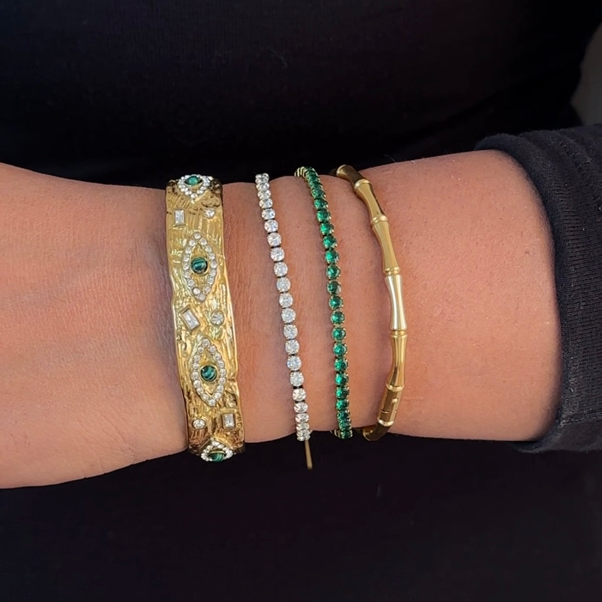 Emerald Tennis Bracelet