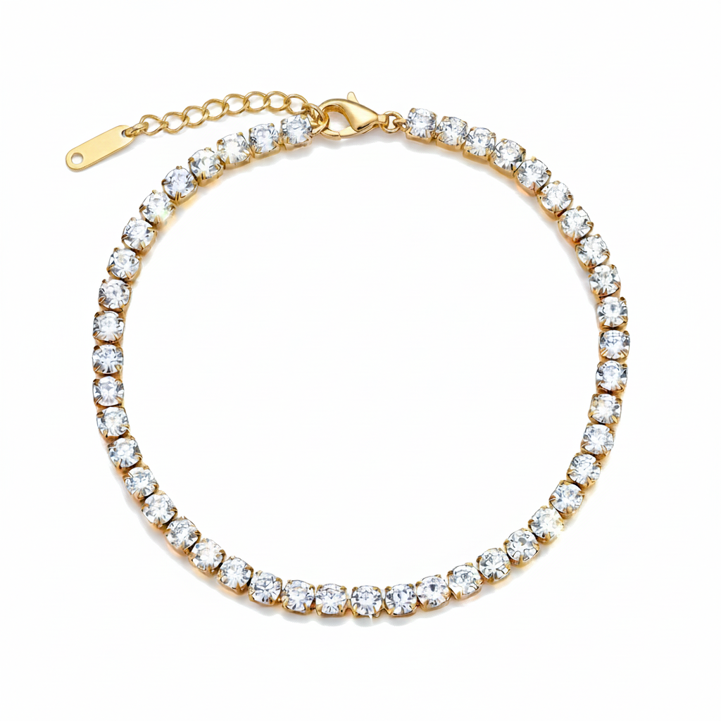 Tennis Bracelet (17cm + Extenders) - 2mm