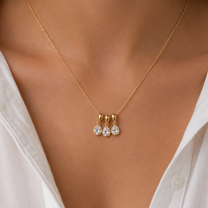 Trio Necklace - Removable Pendants
