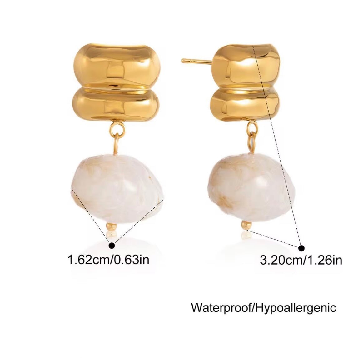 Maria Resin Earrings