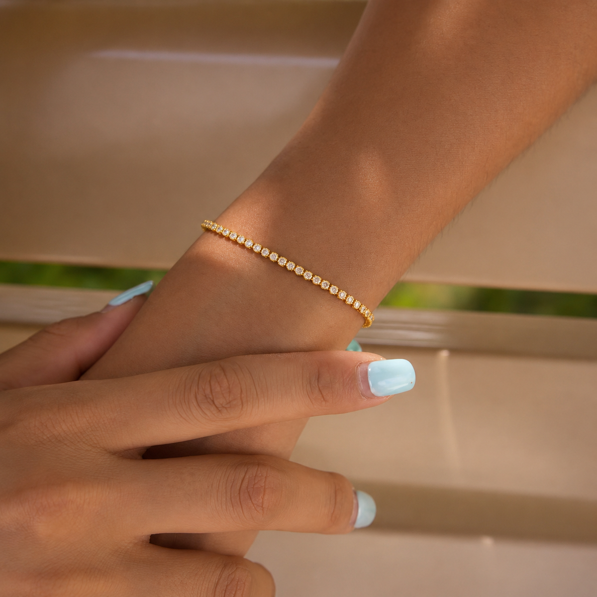 Tennis Bracelet (17cm + Extenders) - 2mm