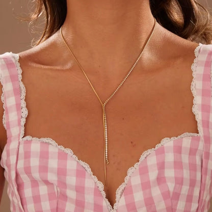 Tennis Y Necklace