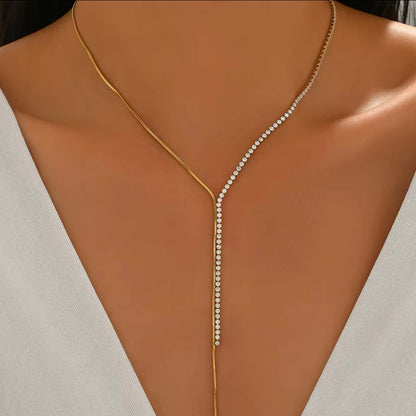 Tennis Y Necklace
