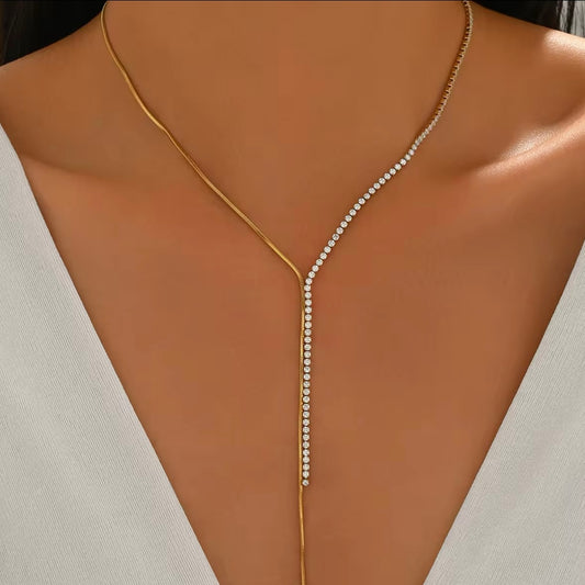 Tennis Y Necklace