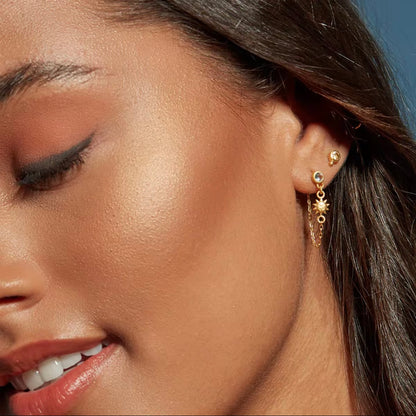 Lunar Drop Earrings - Minimal