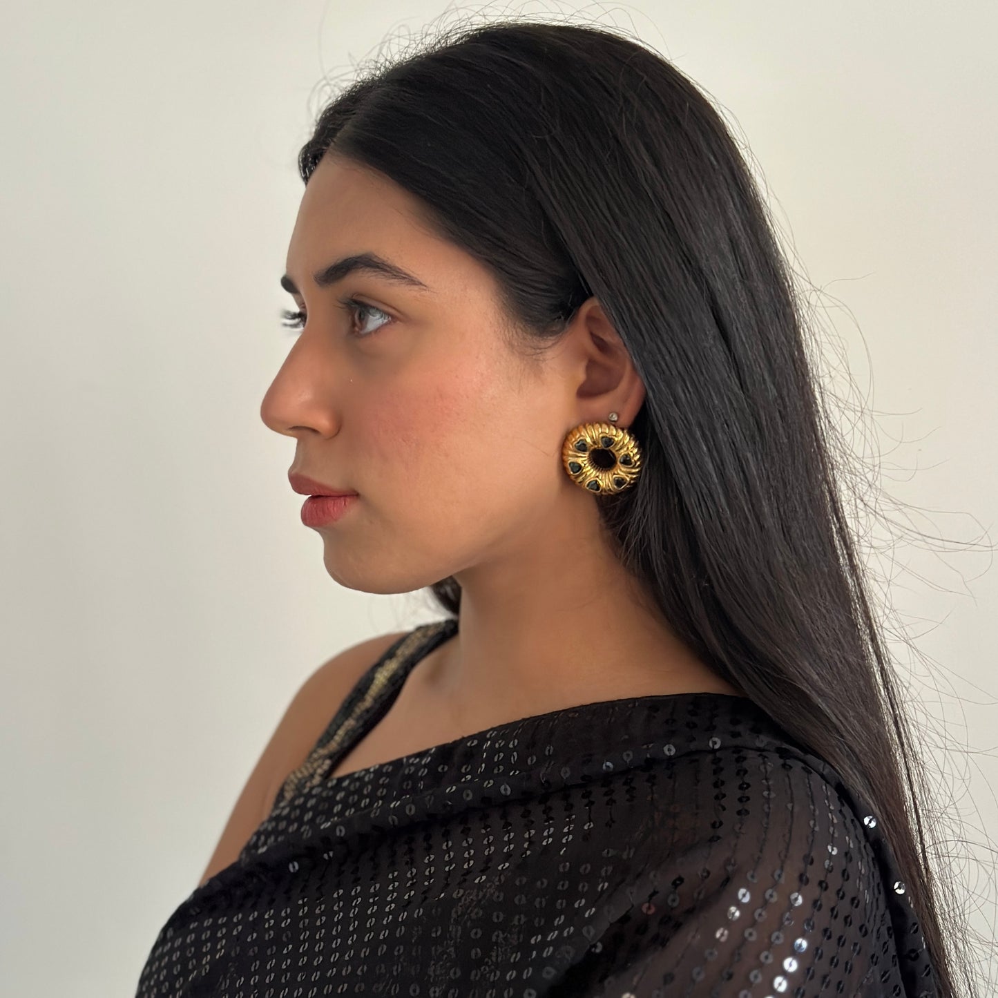 Pataka Earrings (Black)