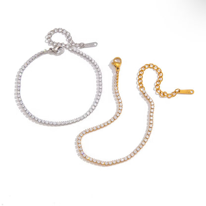 Tennis Bracelet (17cm + Extenders) - 2mm