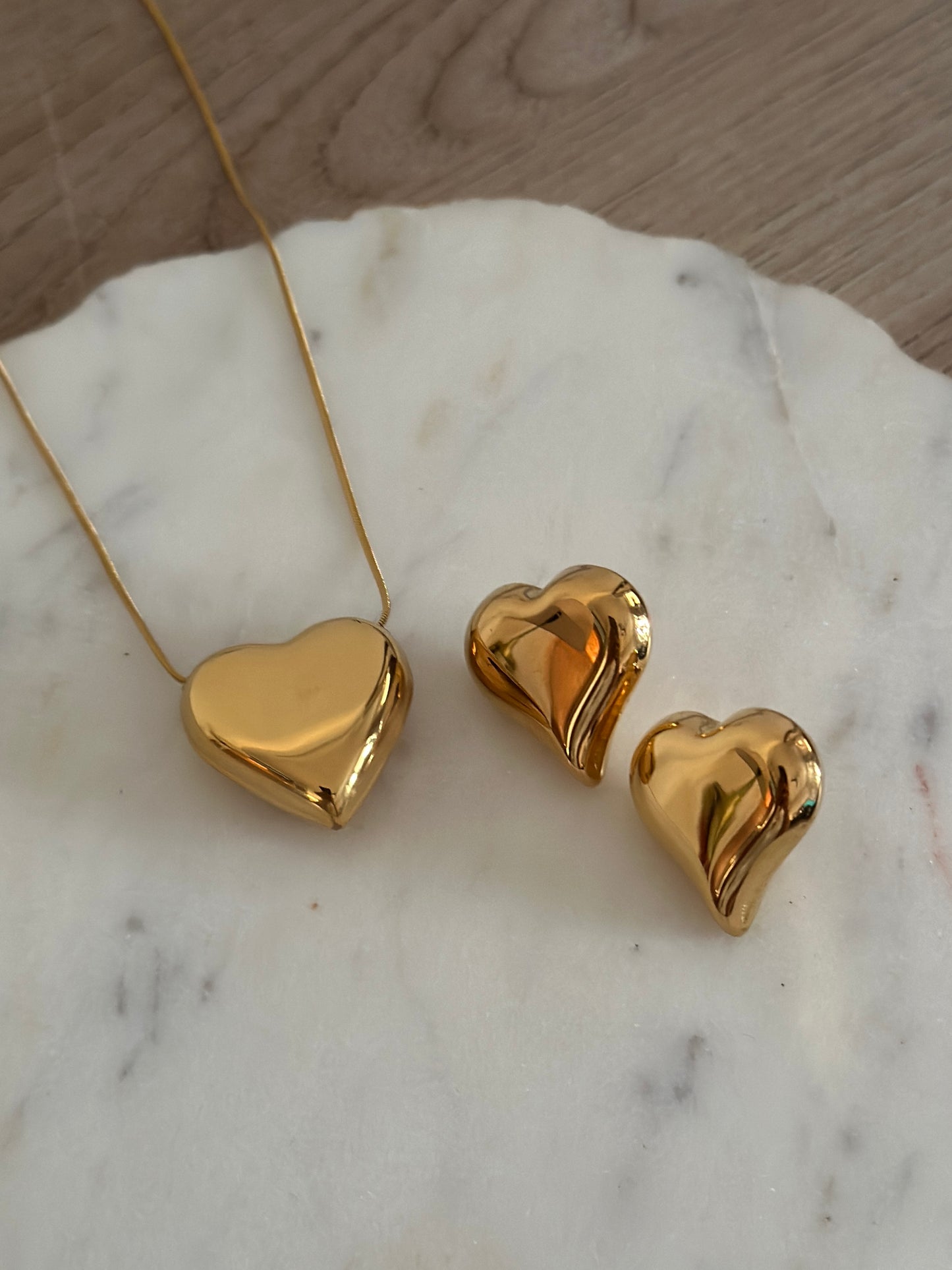 Chunky Heart Studs