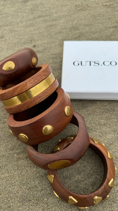 Wooden Bangles - Thin Wrist Club