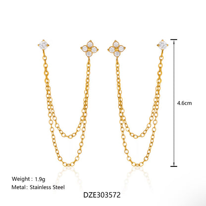 Clover Stacking Earrings - Single