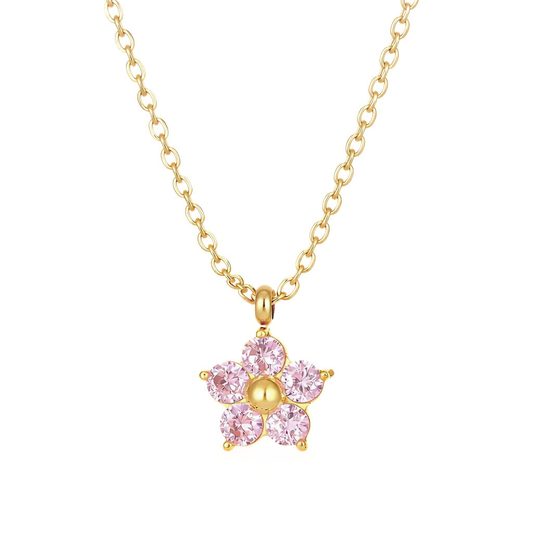 Bloom Necklace - Pink