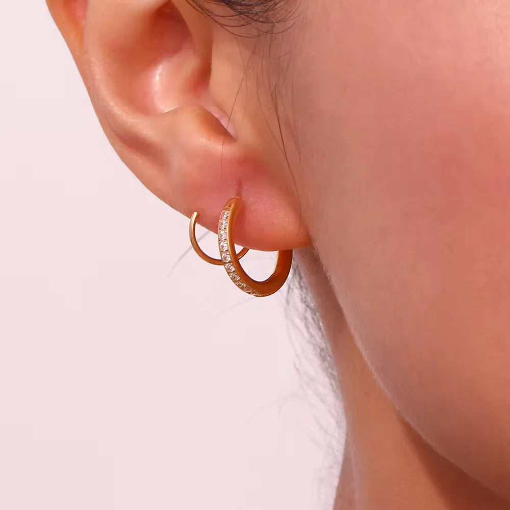 Twistie Earrings (Fake Second Piercing)