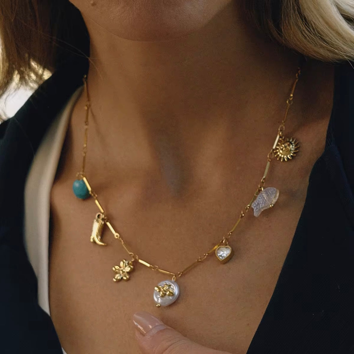 Lucky Girl Charm Necklace