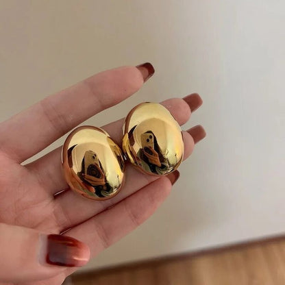 Gold Chunk Earrings