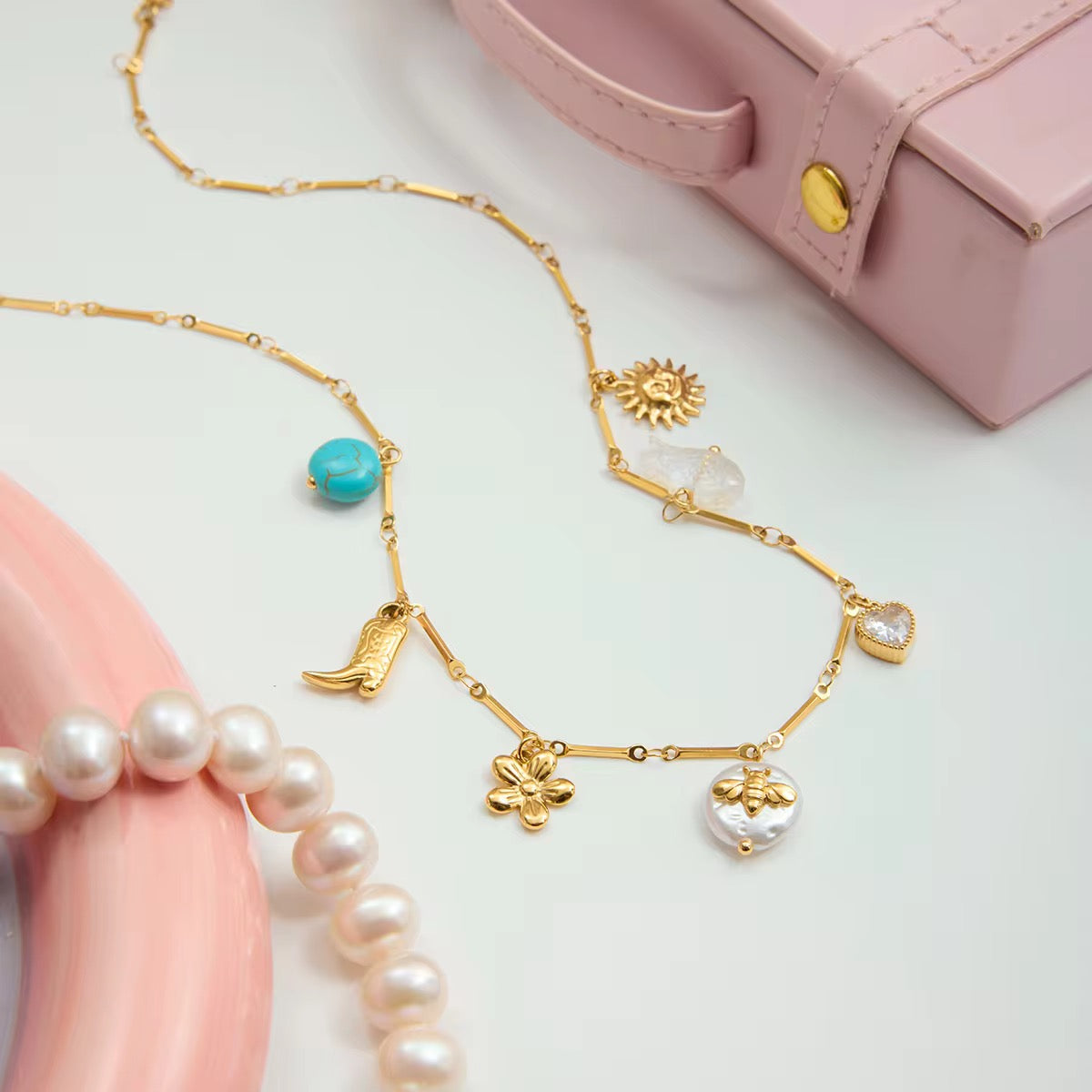 Lucky Girl Charm Necklace