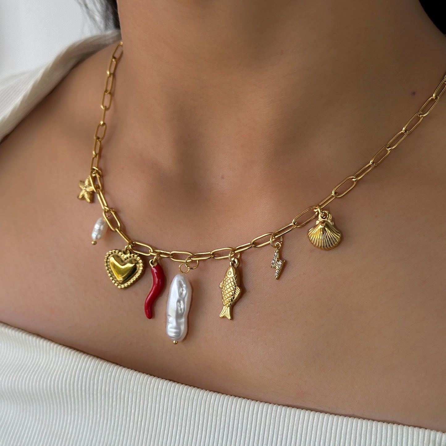 Victoria Charm Necklace