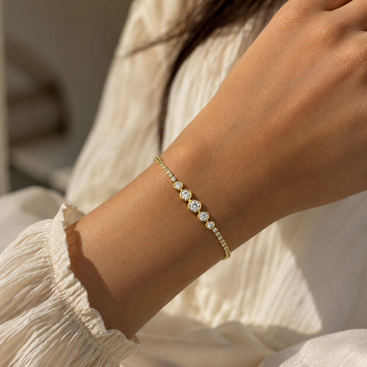 Lara Tennis Bracelet
