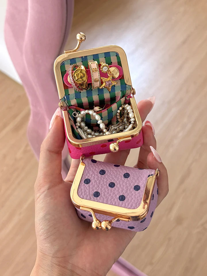 Mini Jewellery Pouch - Lavender