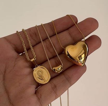 Chunky Heart Necklace