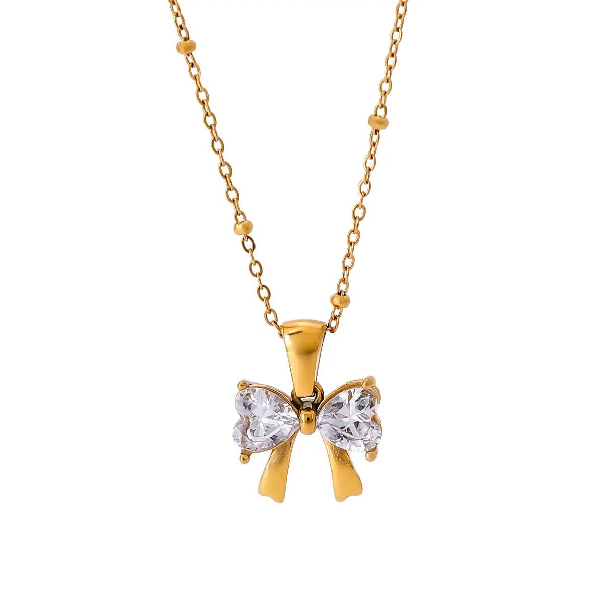 Bow Shine Necklace