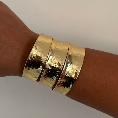 Lata Adjustable Brass Hand Cuff