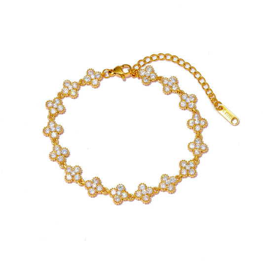Clover Tennis Bracelet (Community Favourite)