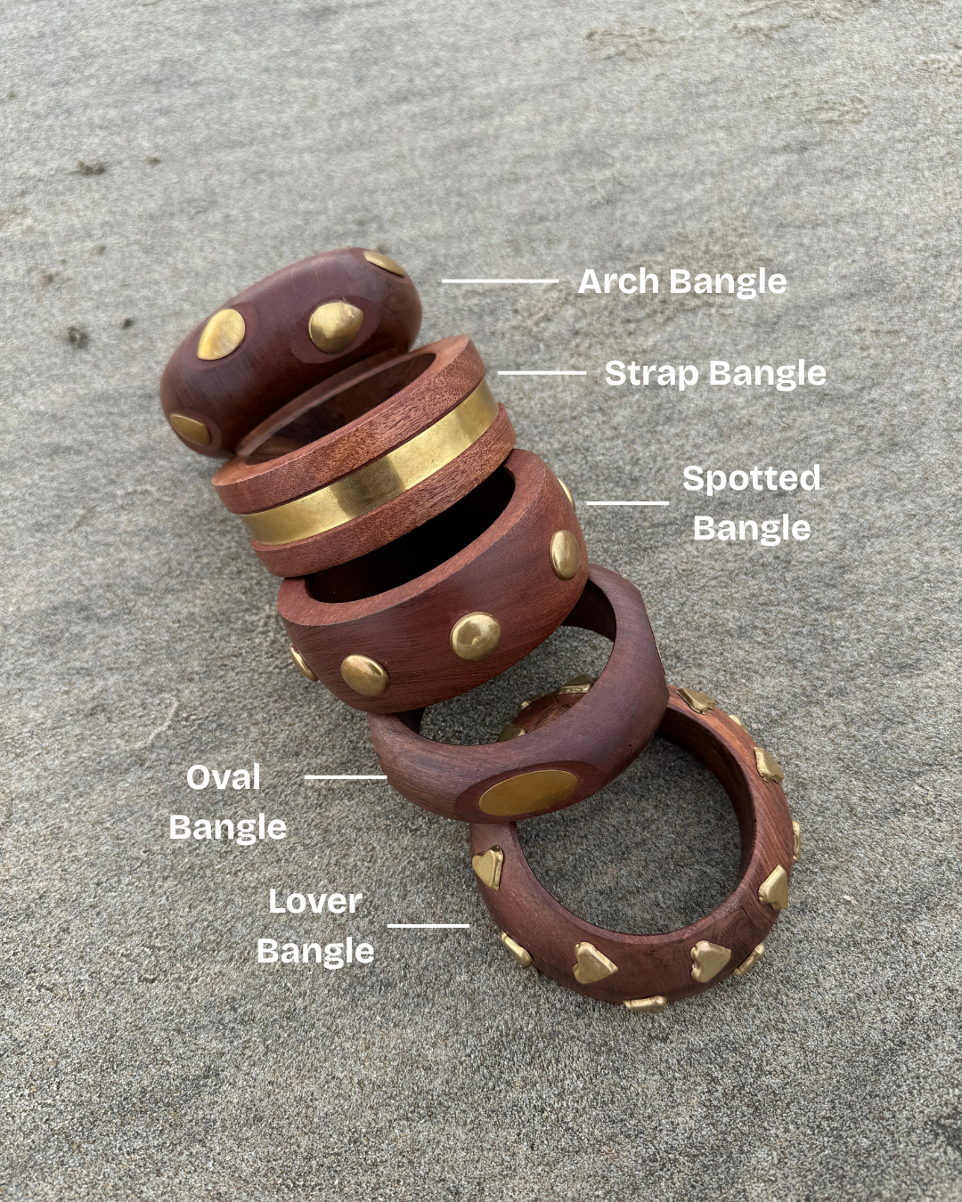 Wooden Bangles - Thin Wrist Club