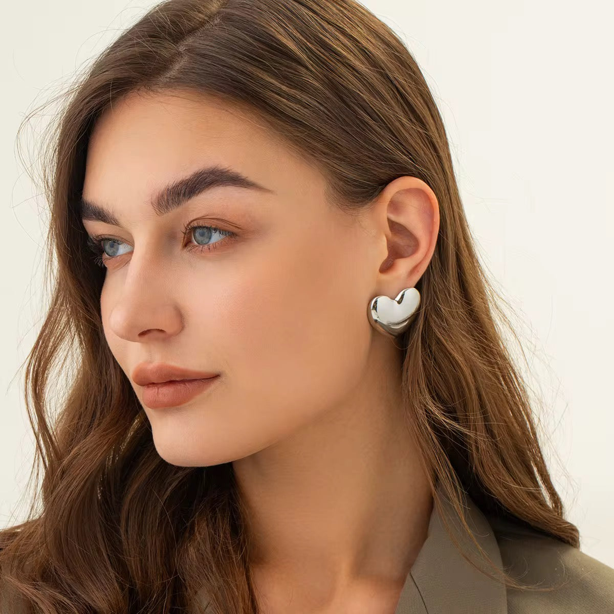 Chunky Lover Studs - Silver