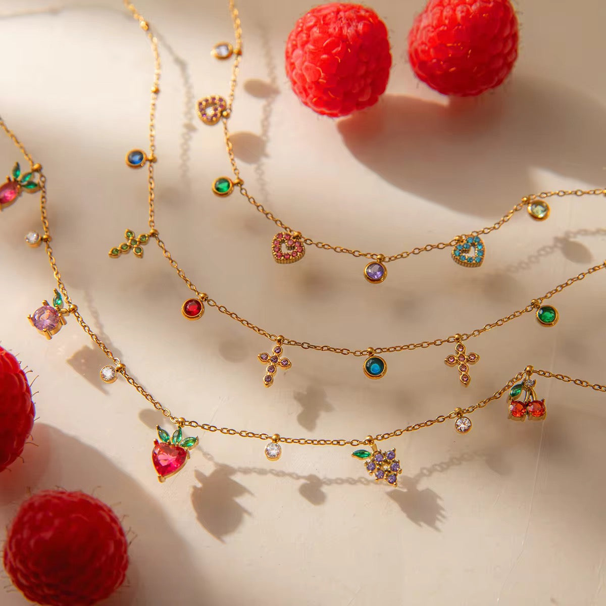 Fruity Charm Necklace