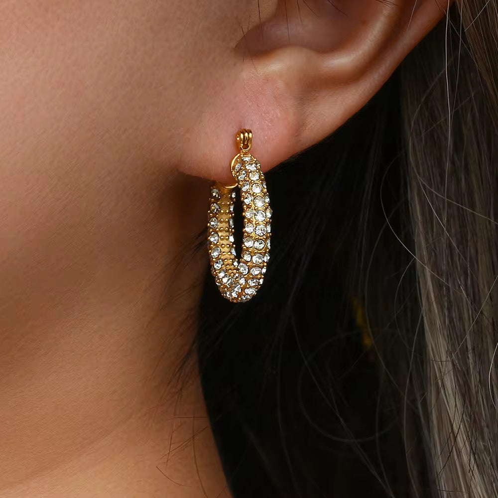 Dubai Bling Hoops