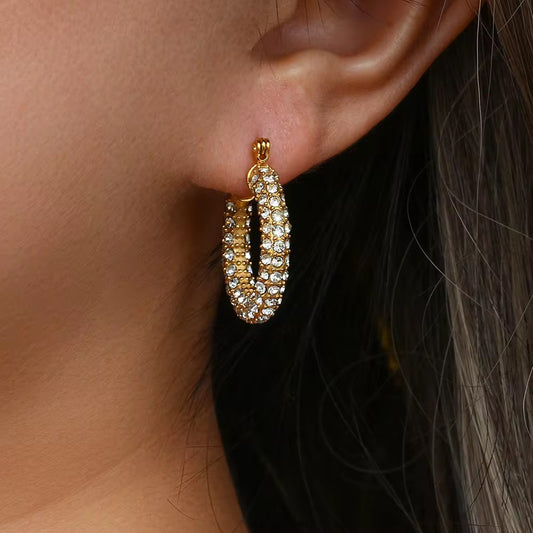 Dubai Bling Hoops