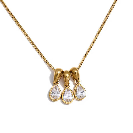 Trio Necklace - Removable Pendants