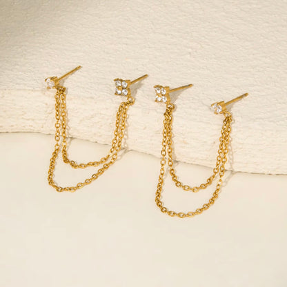 Clover Stacking Earrings - Single