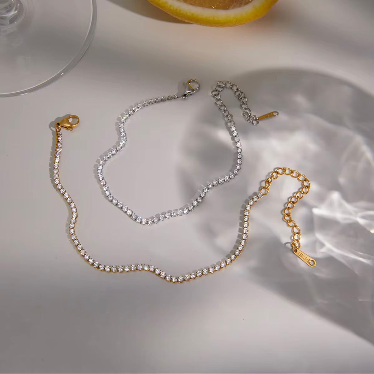 Tennis Bracelet (17cm + Extenders) - 2mm