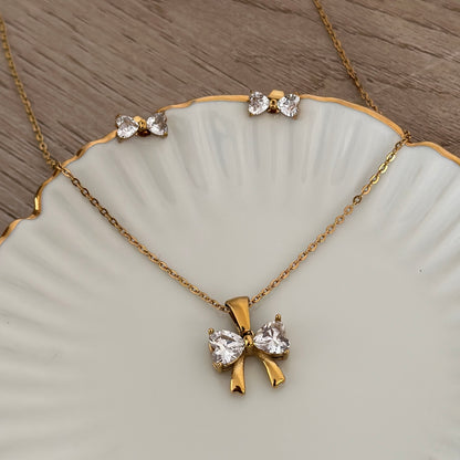 Bow Shine Necklace