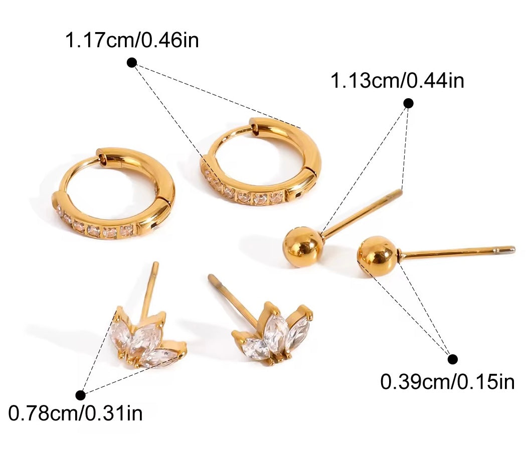 Leisha Stack (3 Pairs)