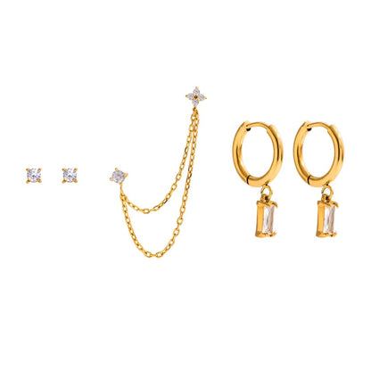 Sarah Stack (2 Pairs + 1 Stud)