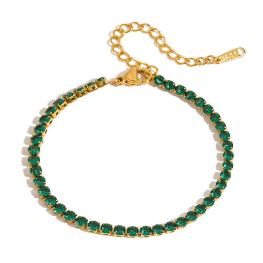 Emerald Tennis Bracelet
