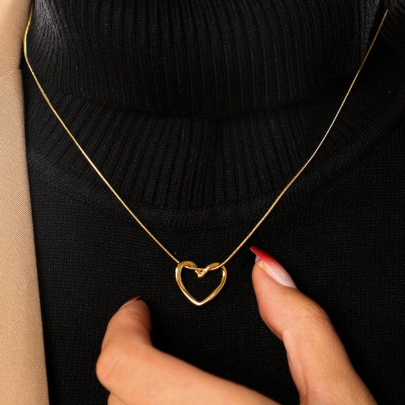 ★MIDNIGHT MOMENT.★ pierce love string necklace Love String Necklace – GUTS.CO