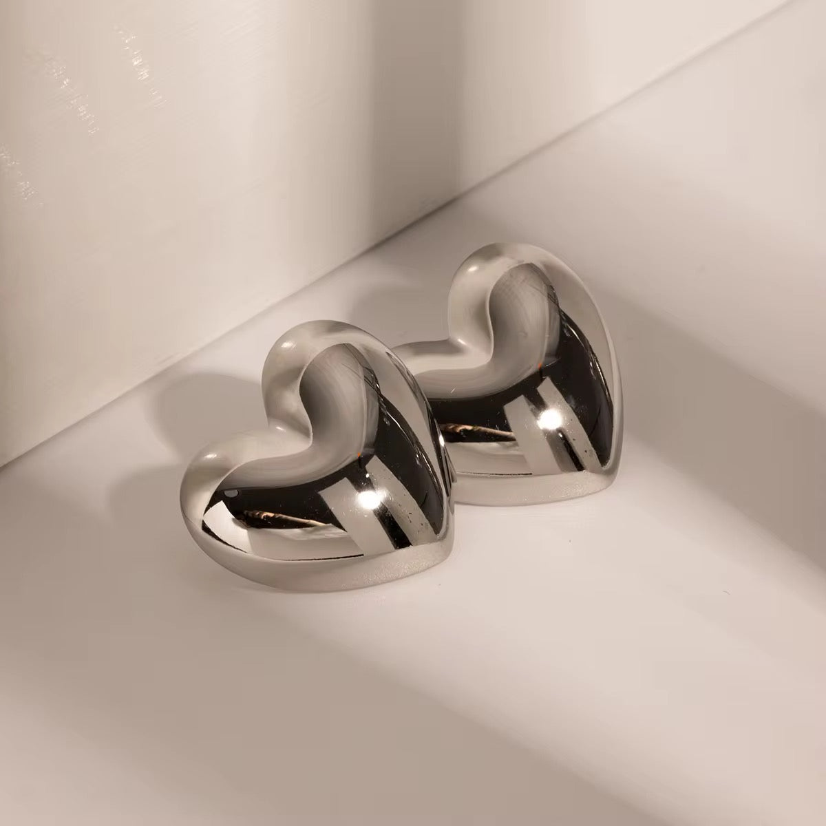 Chunky Lover Studs - Silver