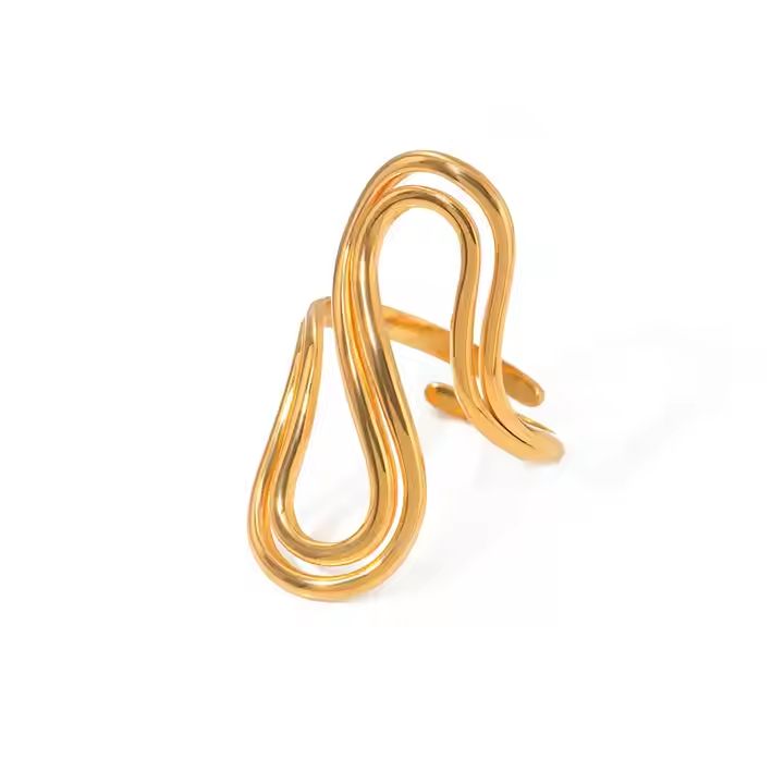 Wavy Ring (Adjustable)