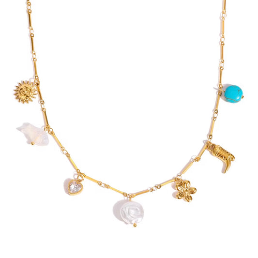 Lucky Girl Charm Necklace