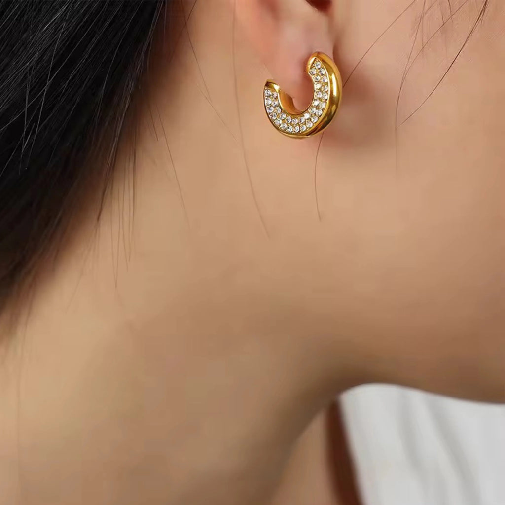 Minimal Bling Hoops - BESTSELLER